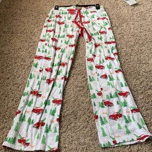 Christmas dog and truck pajama pants